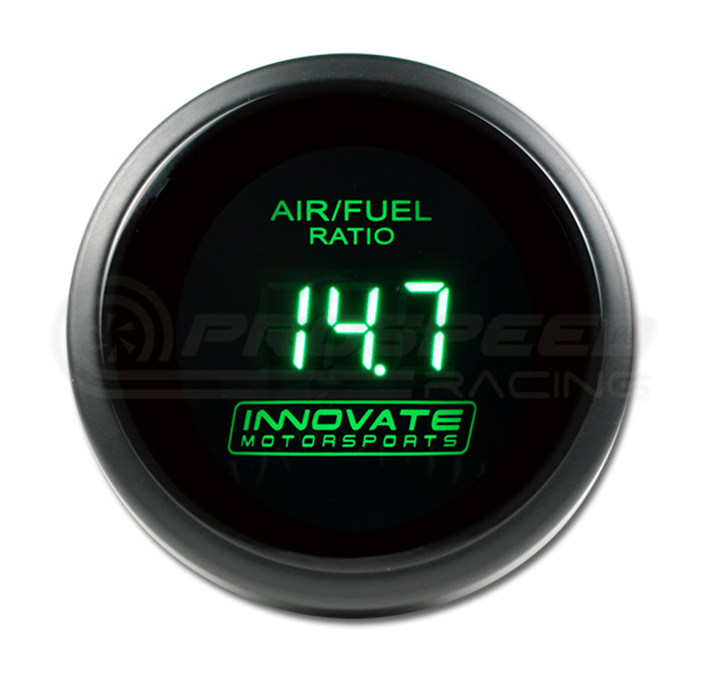 Innovate Motorsports LC-2 Wideband Kit w/Green DB AFR Air/Fuel Gauge