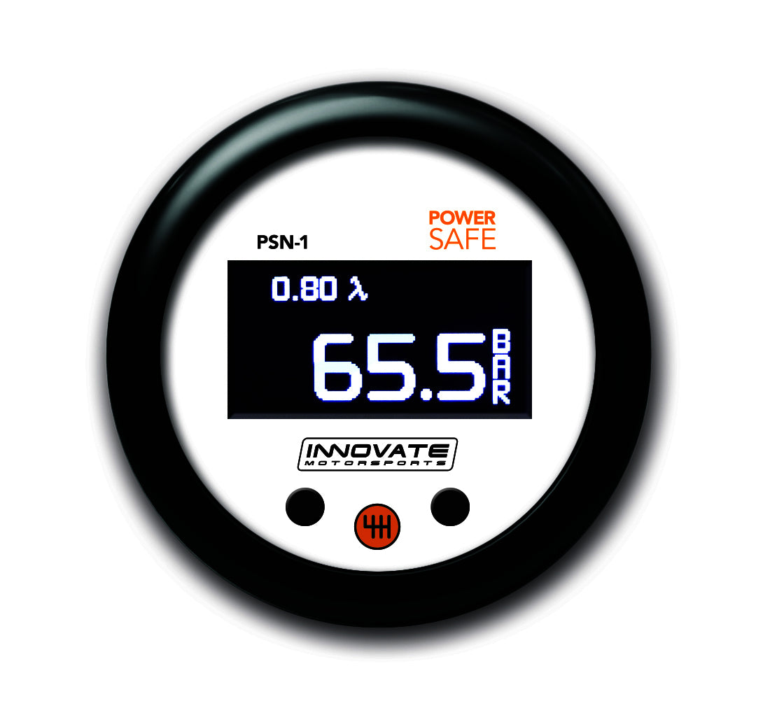 Innovate Motorsports PSN-1: PowerSafe Nitrous Bottle Pressure & AFR Air/Fuel Dual Gauge Kit