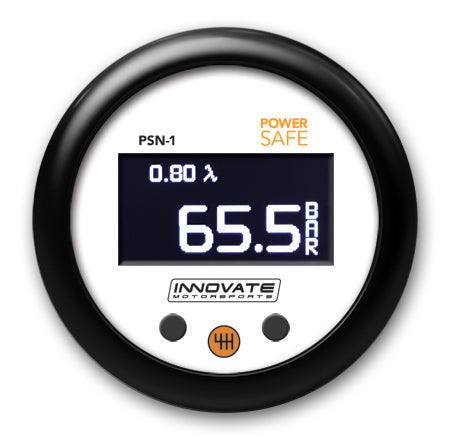 Innovate Motorsports PSN-1: PowerSafe Nitrous Bottle Pressure & AFR Air/Fuel Dual Gauge Kit