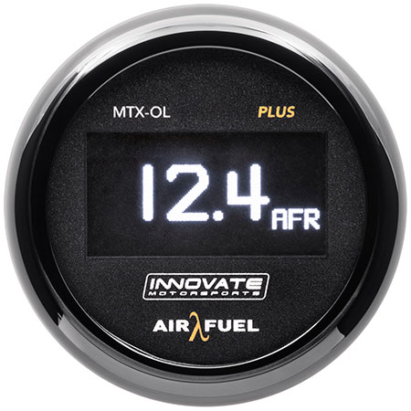 Innovate Motorsports MTX-OL PLUS Digital OLED Wideband AFR Air/Fuel Gauge Kit w/8ft Cable