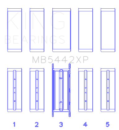King Performance Main Bearing Set