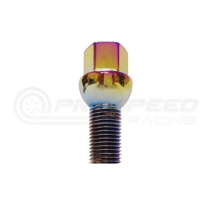 Mevius Lug Bolts Set of 20 - M14x1.5, 14mm Ball Head, 27mm Length