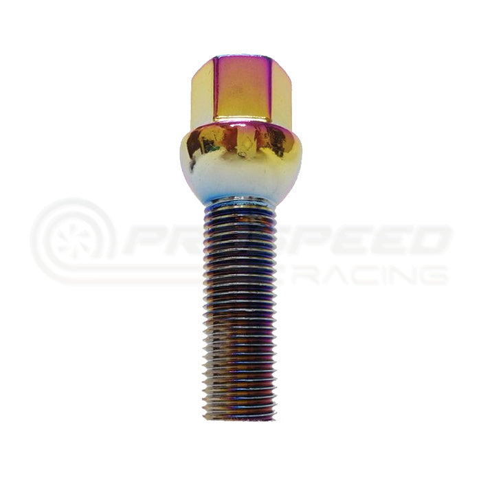 Mevius Lug Bolts Set of 20 - M14x1.5, 14mm Ball Head, 50mm Length