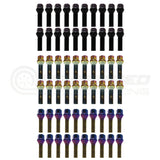 Mevius Lug Bolts Set of 20 - M12x1.5, 60 Degree Taper Head, 40mm Length