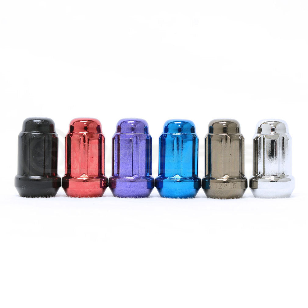 Muteki Short Closed End Steel Wheel Nuts M12 x 1.25