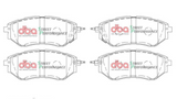DBA T3 4000 Slotted Front Rotors w/DBA Xtreme Performance Pads
