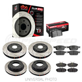 DBA T3 Slotted Front/Rear Rotors with Hawk Performance HPS 5.0 Pads - Subaru WRX VA | Pro Speed 
