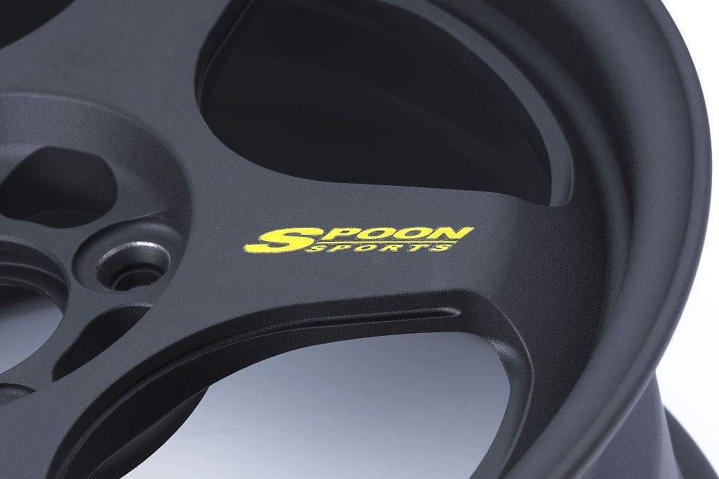 Spoon Sports Yellow Wheel Spoke Sticker For SW388