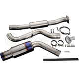 Tomei Expreme 80mm Titanium Cat Back Exhaust Single Exit - Subaru WRX/STI 08-14 (Sedan) 440018 | PSR