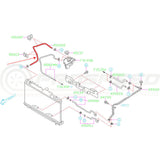 Subaru Genuine OEM Coolant Radiator Header Hose