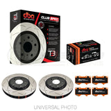 DBA T3 4000 Slotted Rear Rotors with DBA Xtreme Performance Pads - Subaru WRX 01-07 | Pro Speed 