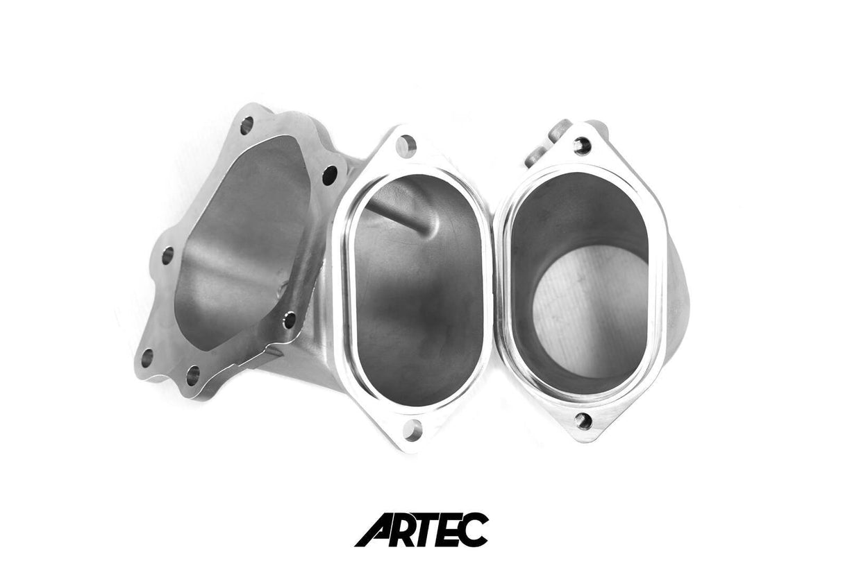 Artec 4" to 3.5" Cast Outlet O2 Housing Dump Pipe