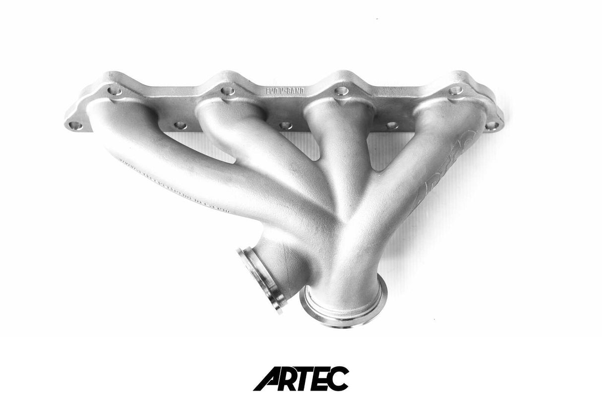 Artec Low Mount V-Band Reverse Rotation Turbo Exhaust Manifold 4G63-VBAND-RR-EX