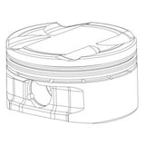 CP Pistons Forged Pistons Set of 5 - 9.5:1 Compression
