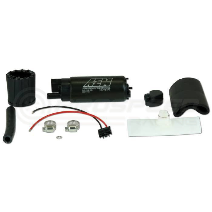 AEM 340LPH High Flow In-Tank Fuel Pump (Offset Inlet) Subaru WRX, STI, Forester/Mitsubishi Evo 4-9/Nissan Silvia, Skyline 50-1000