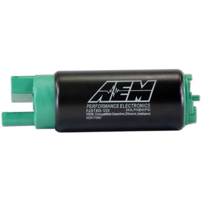 AEM 340LPH E85-Compatible High Flow In-Tank Fuel Pump (Offset Inlet)