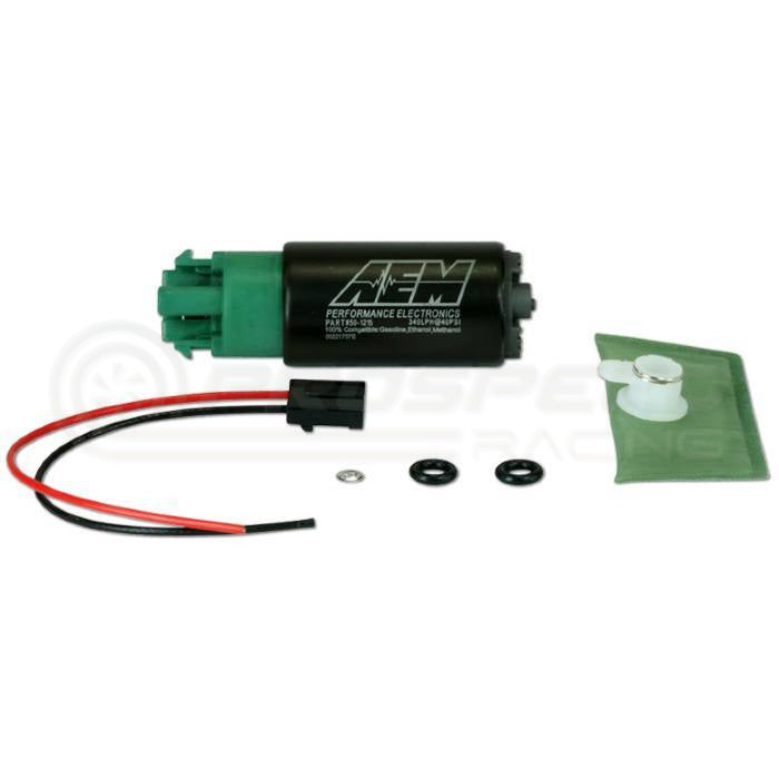 AEM 340LPH E85 High Flow In-Tank Fuel Pump (65mm, Hooks, Offset Inlet) Subaru WRX, STI, FXT, LGT/Nissan GTR R35/Mazda MX-5 NC 50-1215