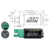AEM 340LPH E85 Safe Fuel Pump Kit