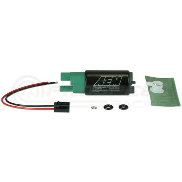 AEM 340LPH E85 High Flow In-Tank Fuel Pump (65mm, No-Hooks, Offset Inlet) Subaru WRX VA, BRZ/Toyota 86/Mitsubishi Evo X/Mazda 3 MPS 50-1220