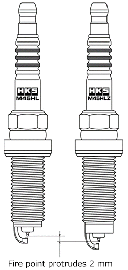 HKS Super Fire Racing Spark Plug SINGLE - MR45HLZ Type (Heat Range #9)