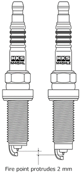 HKS Super Fire Racing Spark Plug SINGLE - MR45HLZ Type (Heat Range #9)