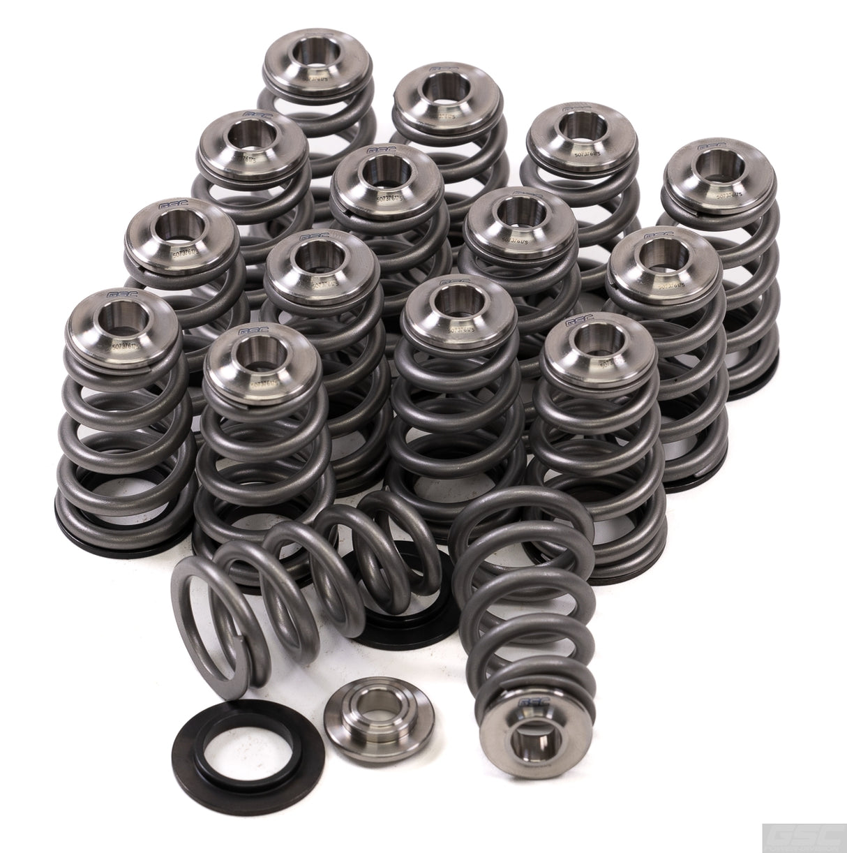 GSC High Pressure Conical Spring Set with Titanium Retainers/Chromoly Seats