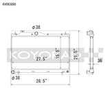 Koyo Aluminium Performance Radiator