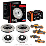 DBA 5000 Series Front/4000 HD Rear Rotors w/DBA Xtreme Performance Pads - Toyota GR Yaris/GR Corolla