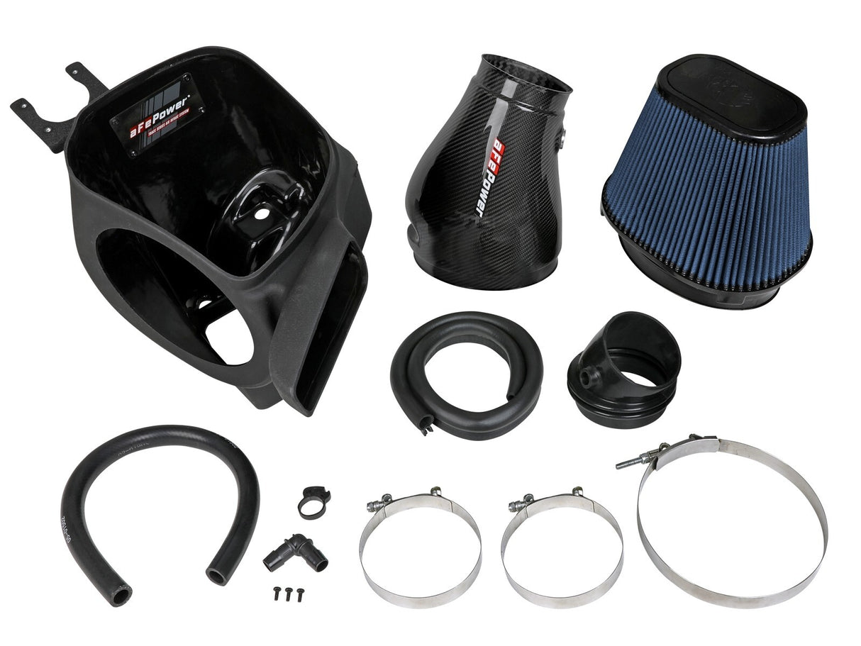 AFE Polished Carbon Fibre Intake w/Wet Filter