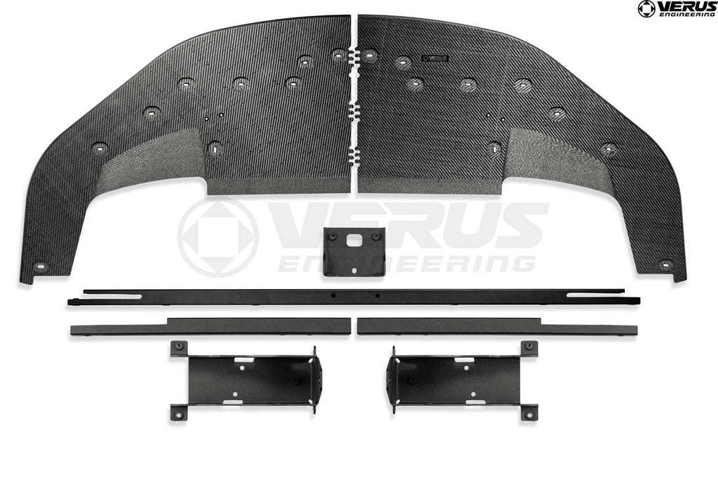 Verus Engineering Carbon Polyweave Front Splitter Kit