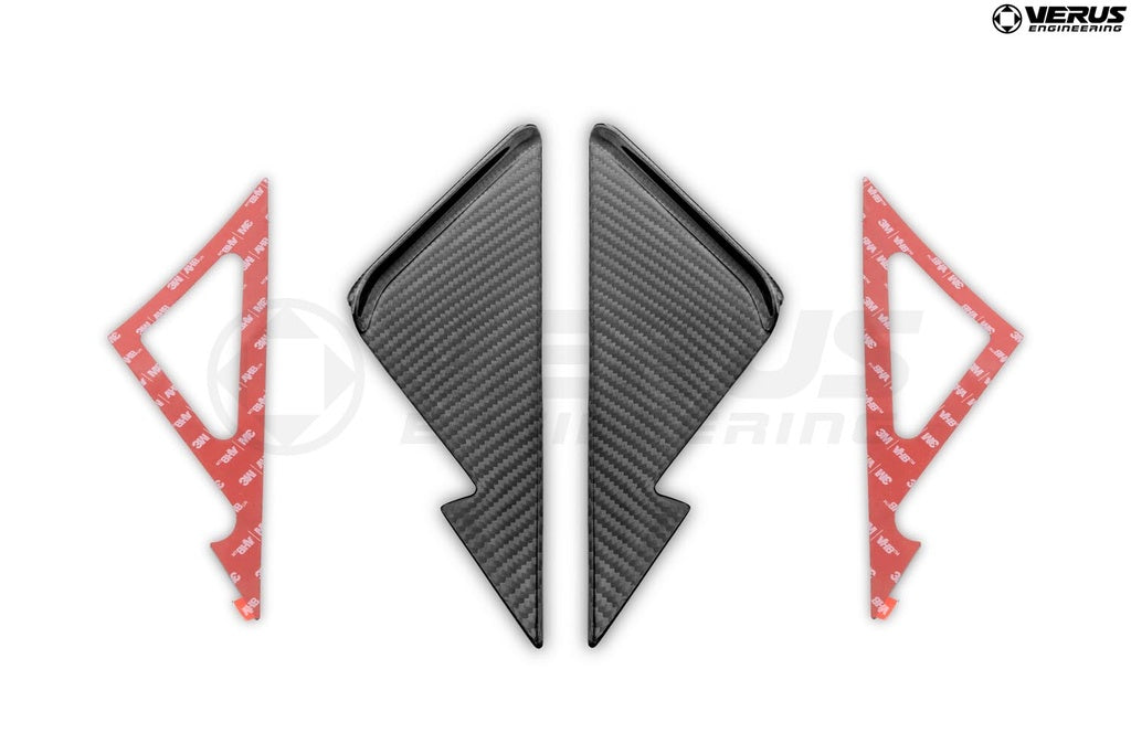 Verus Engineering Carbon Fiber Anti-Buffering Wind Deflectors