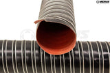 Verus Engineering High-Temp Silicone Brake Duct hose, 3.0" Dia, 12' Long, Black