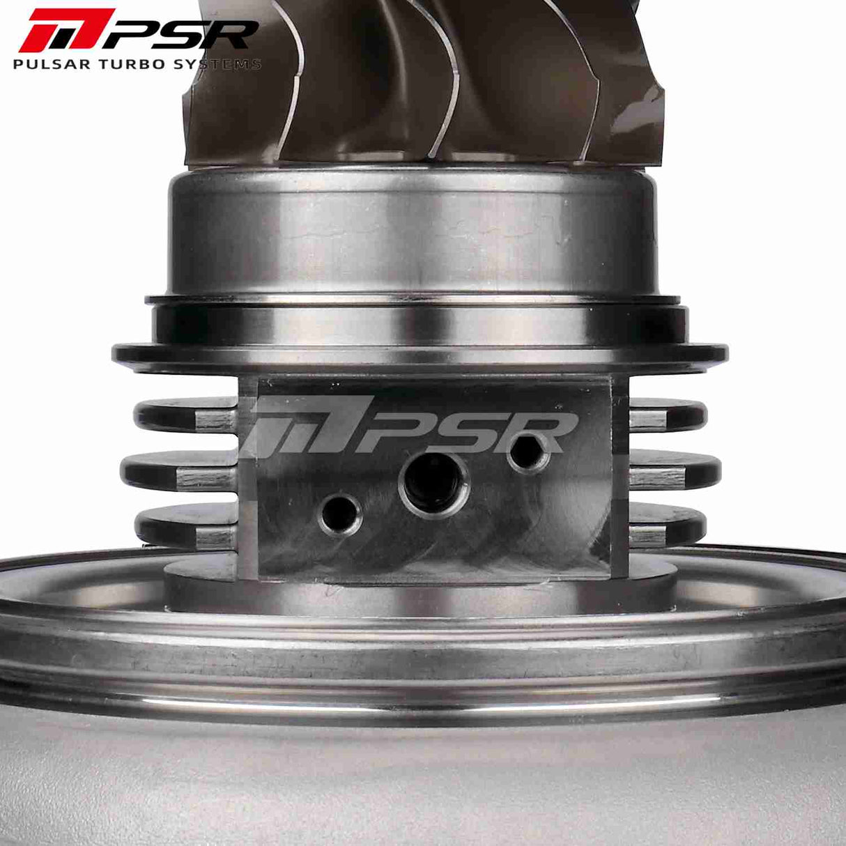 Pulsar 485D Dual Ball Bearing Turbo w/ Curved Point Milled Billet Compressor Wheel - 102/91mm Turbine Wheel