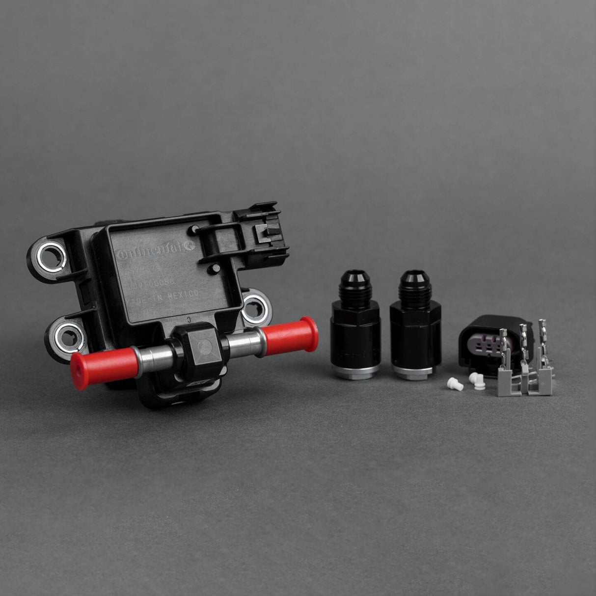 Emtron Flex Fuel Sensor with Plug and Fittings 603-3619 | Pro Speed Racing