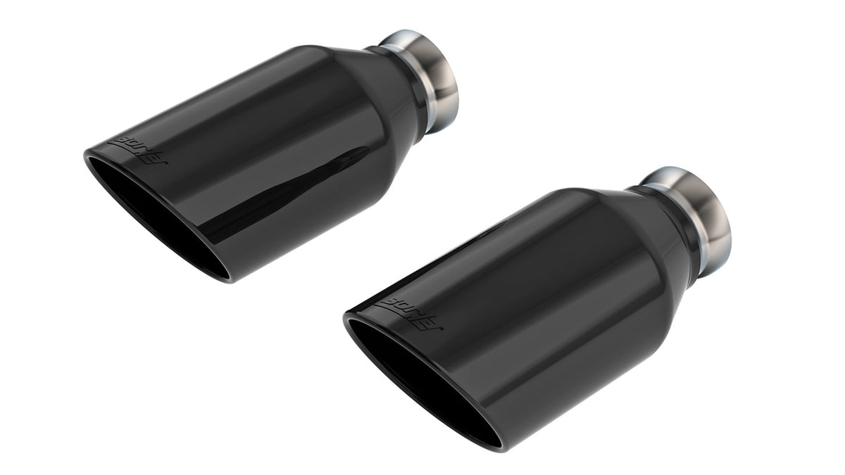 Borla Exhaust Tip Kit - Black Chrome