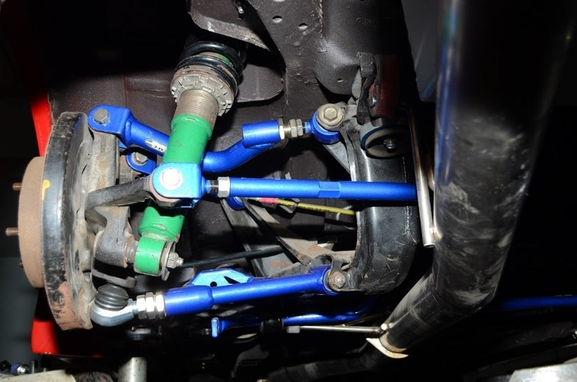 Hardrace Rear Toe Control Arm - Black ED Coated
