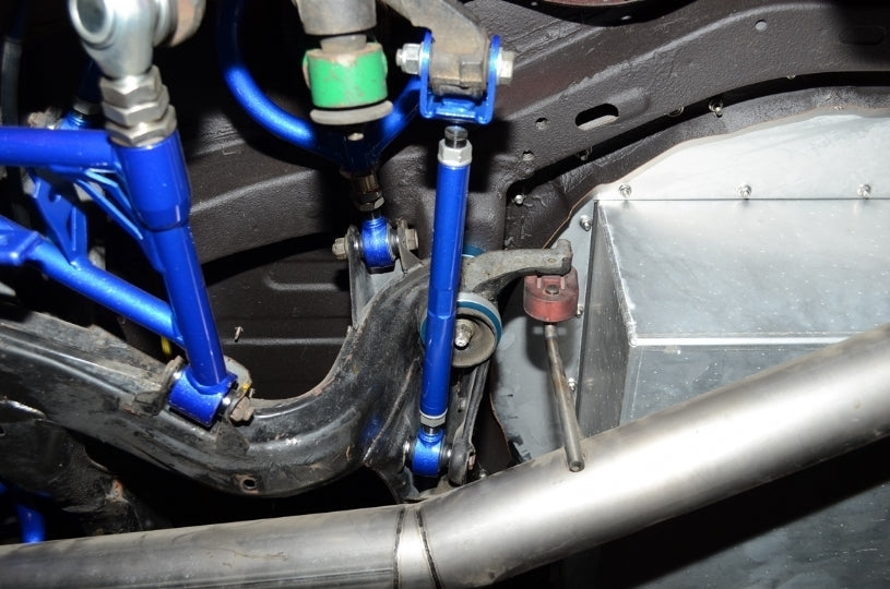Hardrace Rear Toe Control Arm - Black ED Coated