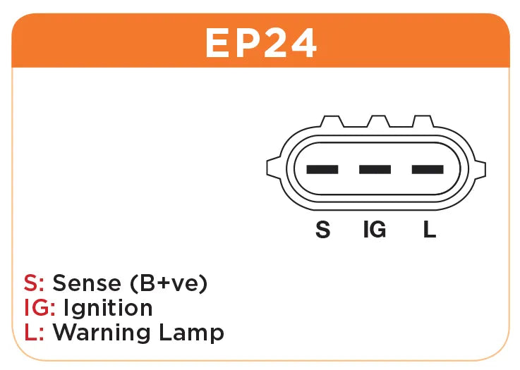 Jaylec 12V 110A Alternator - 165mm