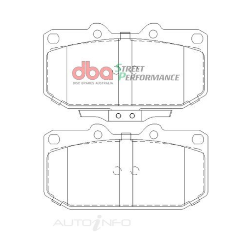 DBA T2 Slotted Front Rotors w/Hawk Performance Ceramic Pads