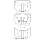 DBA T2 Slotted Rear Rotors w/DBA Street Performance Pads