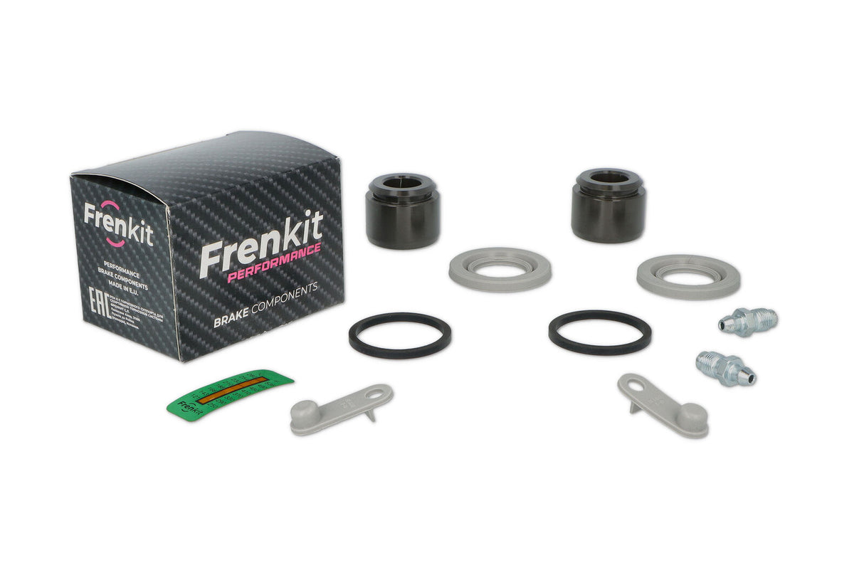 Frenkit Performance Brake Caliper Piston & Seal Rebuild Kit Subaru WRX STI 01-07 Gold Brembo (Rear, 36mm) 673606