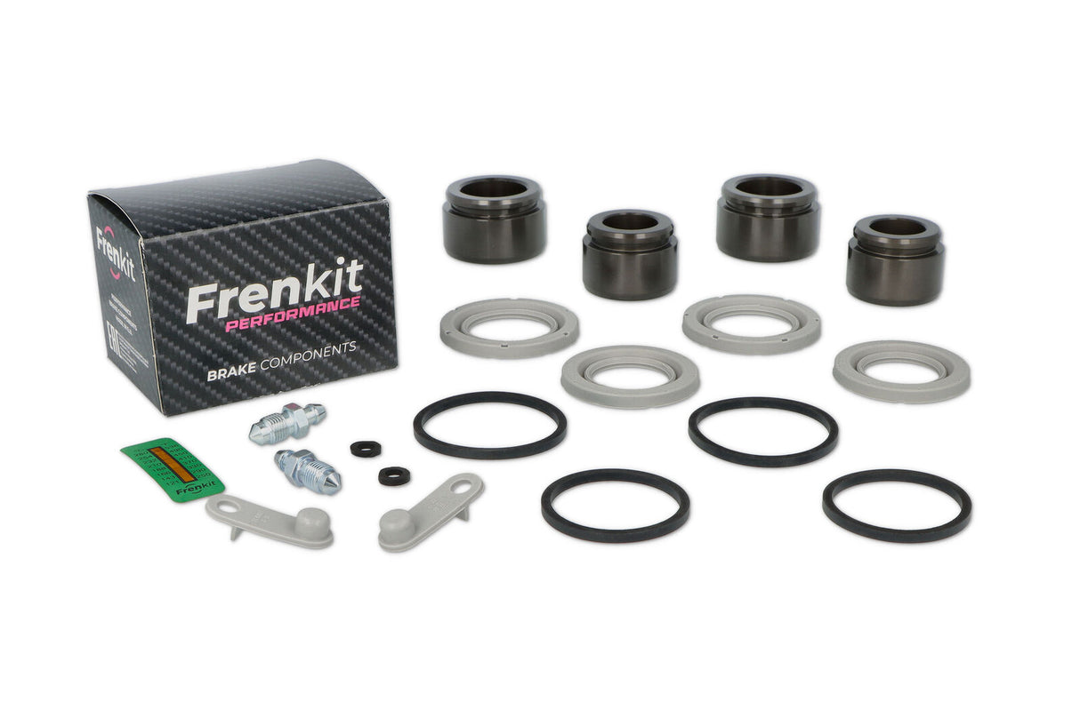 Frenkit Performance Brake Caliper Piston & Seal Rebuild Kit Subaru WRX STI/Mitsubishi Evo 4-9 (Front, Brembo) 674007