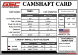 GSC Billet R1 Camshafts 268/268