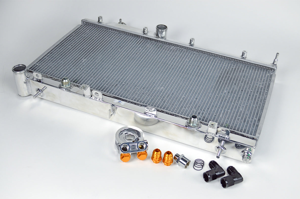CSF Racing "O" Series Aluminium Radiator w/Integrated Oil Cooler