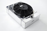 CSF Racing 2-Row 3.5" King Cooler Drag Radiator w/9" Spal Fan - Universal 7065 | Pro Speed Racing