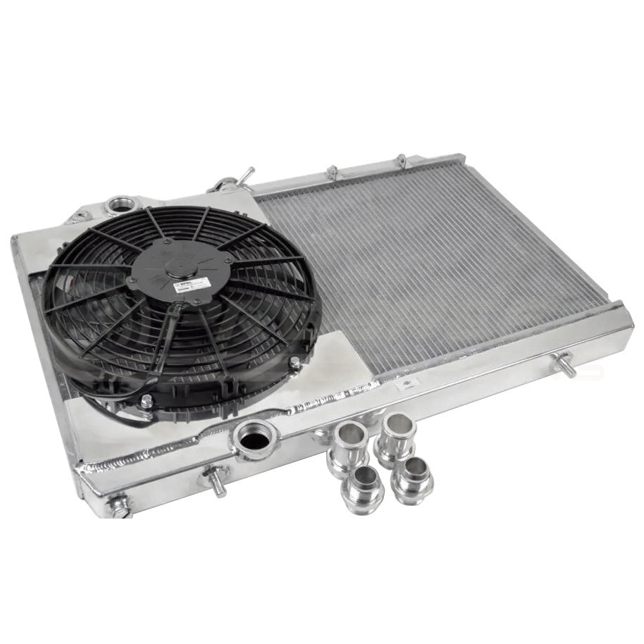 CSF Racing 1-Row 31mm Ultra High Performance Aluminium Radiator w/12" Fan & Shroud
