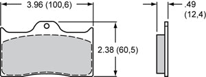 Wilwood BP-20 Brake Pad Set