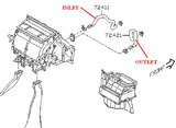 Subaru Genuine Coolant Hose Heater Outlet