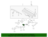 Subaru Genuine Intercooler Side Duct Gasket