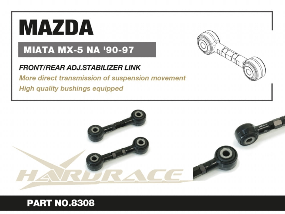 Hardrace Adjustable Front/Rear Sway Bar End Link